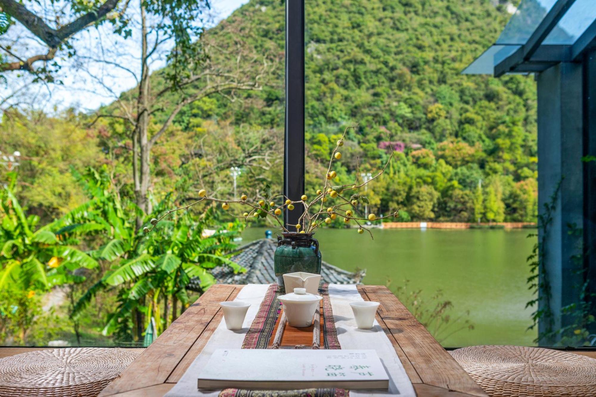 Guilin Heshe Lakeside Resort Exterior foto